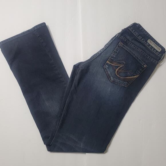 Express Barely Boot Zelda Bootcut Slim Fit Ultra Low Rise Medium Wash Jeans Sz 6 - Picture 2 of 12